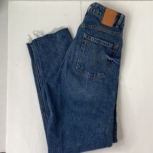 Zara High Waist Straight Fit Jeans